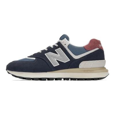 574 Legacy Navy Grey Pink Unisex Sneakers Blue U574LGFN