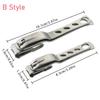 1PC 360 Degree Rotary Cuticle Nail Clipper Fingernail Toenail Cutter Trimmer Toe Health Care Vintage Stainless Steel Accessory