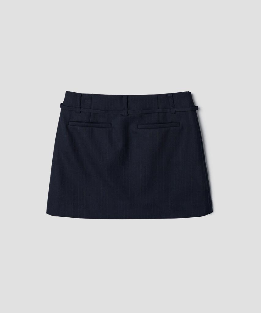 Tudment Mini Wrap Skirt Navy