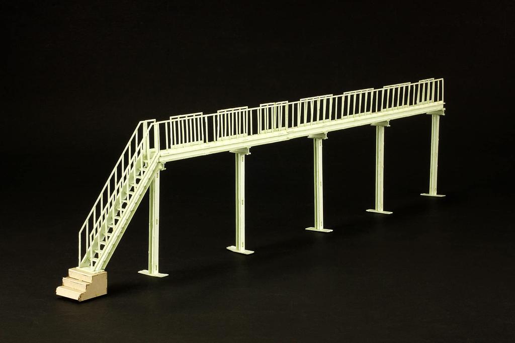 Plum PMOA HO Gauge 180 Pantograph Inspection Stand Unassembled Paper Kit Resale MS064 Diorama Supplies