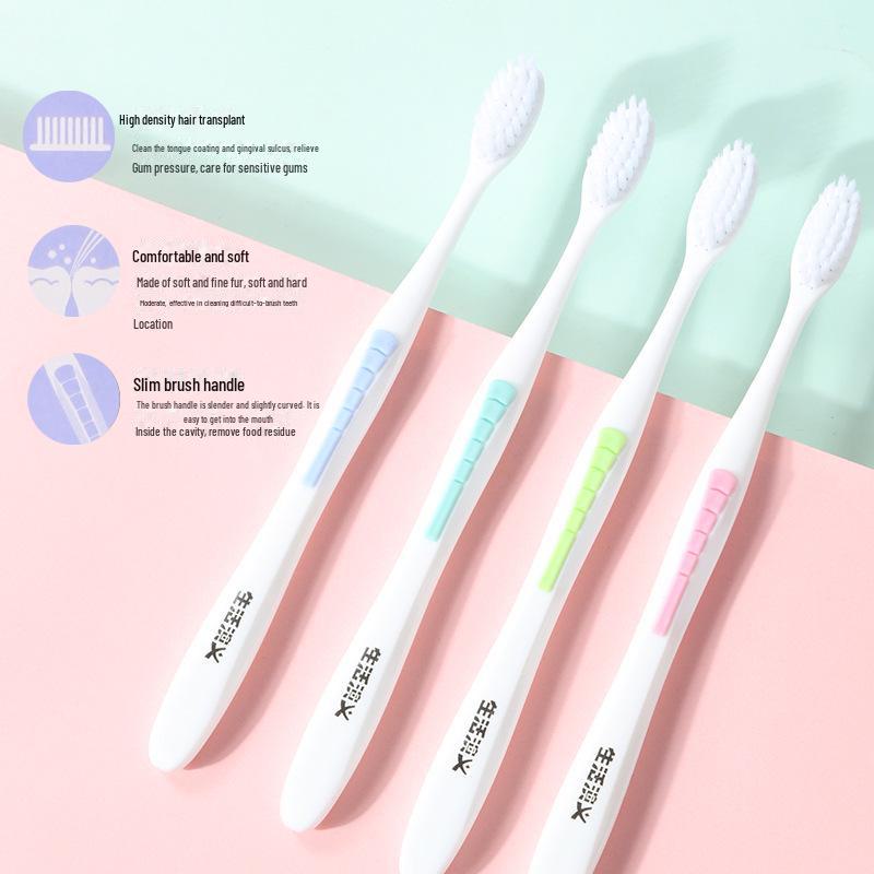 

Зубная щетка Life Story из бамбукового угля и шелка с мягкой щетиной для взрослых - Включает скребок для языка Whitening gum protection soft hair type