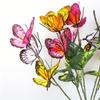 Solar LED Butterfly Flower Light Outdoor Simulation Christmas Lawn Lamp Garden Waterproof Landscape for Home Wedding Decor