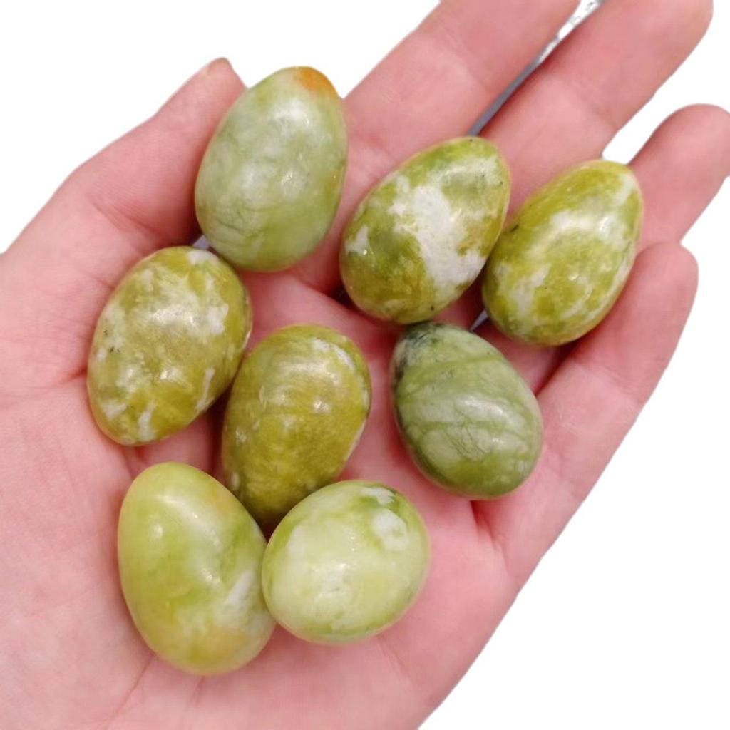 Färgstarka Fågeläggstenar: Kattöga, Agat, Jade, Röd Jaspis, Obsidian, Opal