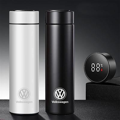 2025 Hot Stainless Thermos Bottle LED Intelligent Temperature Measurement For Volkswagen Polo Golf Tiguan Passat Sharan Amarok T