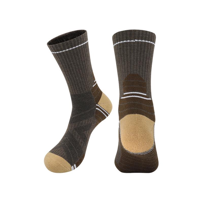 Sommer Merino Wolle Anti-Rutsch Wander- und Sportsocken - Atmungsaktiv und Warm