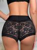 Lace Briefs, Women's Bow Mid-rise Panties, Sexy See-through Lingerie, Cut-outs Seductive Comfortable Women's Lingerie