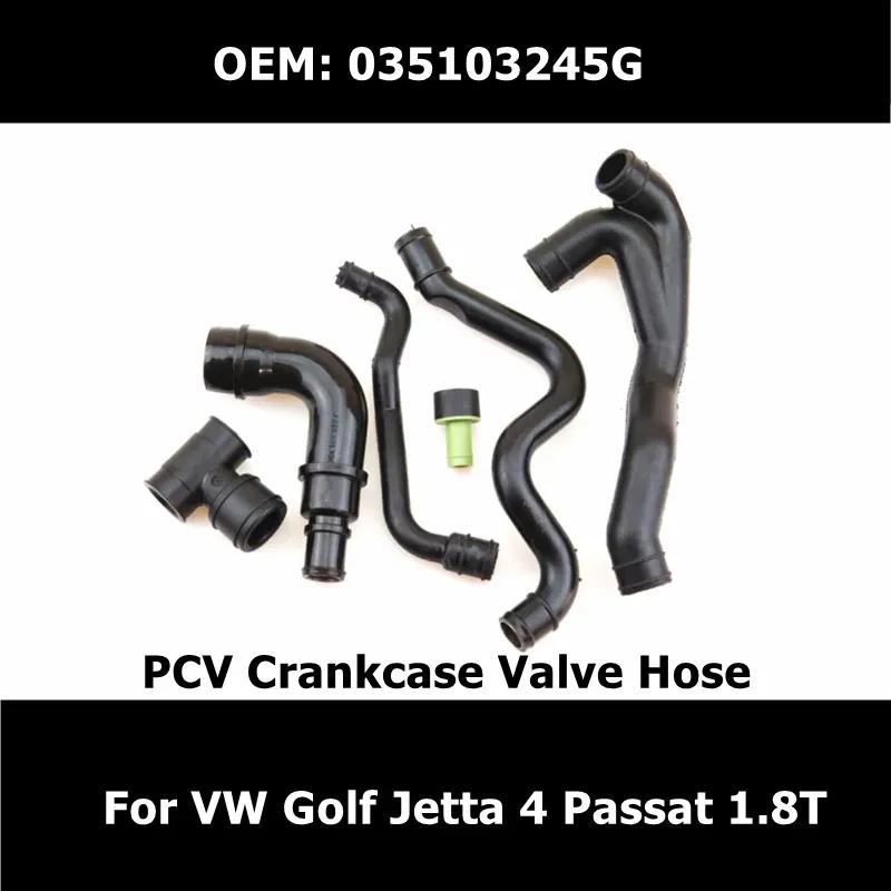 035103245G 1.8T PCV Crankcase Ventilation Valve Hose Repair Kit For VW Golf Jetta 4 Passat Bora Polo Beetle Exhaust Pipe