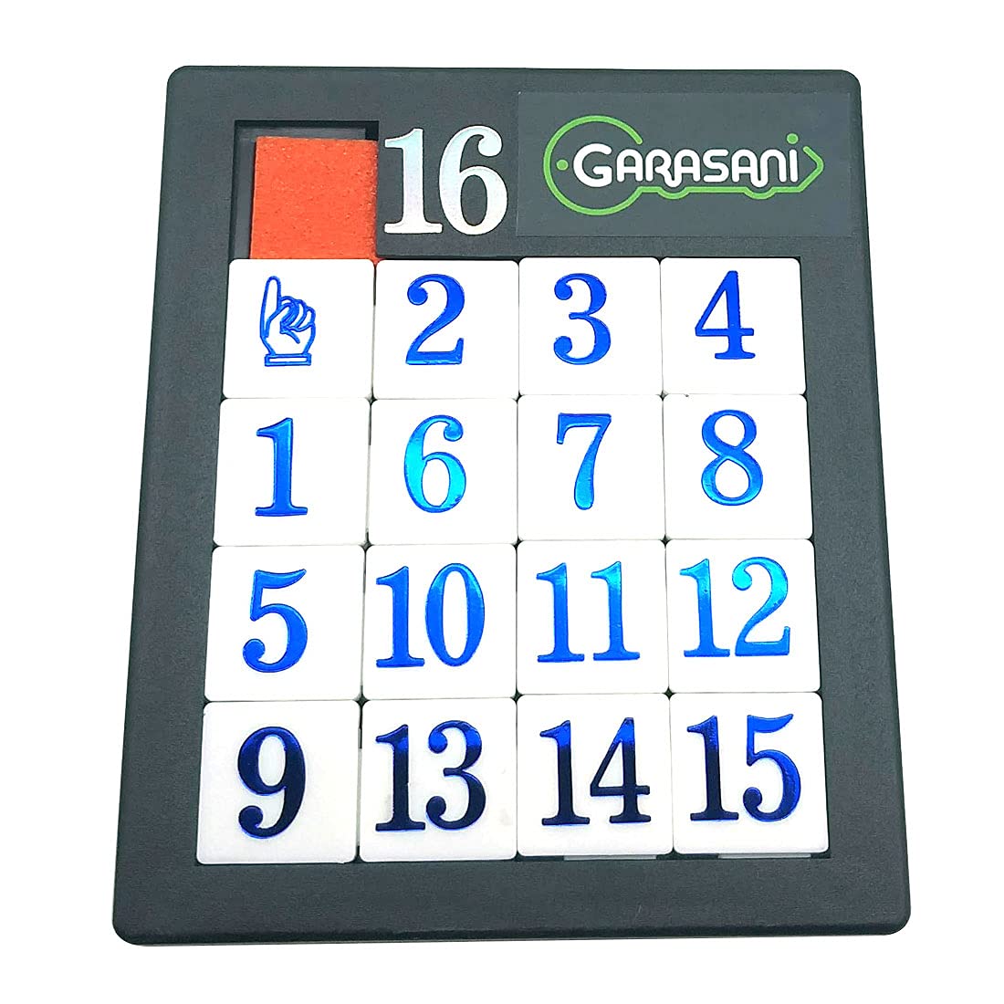 

GARASANI Number Slide Puzzle Brain Teaser IQ Game - 1 Pack (15 Numbers, 1 Piece)
