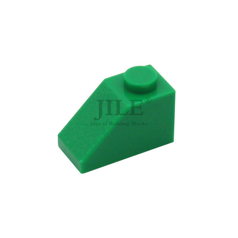 100pcs Moc Slope 45 2x1 3040 DIY Creative Enlighten Basics Building Blocks Bulk Bricks Compatible with Assembles Particles