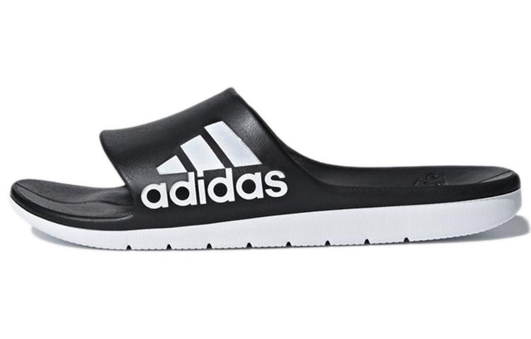 Adidas Aqualette Cloudfoam Slippers  Black White  CM7928 46