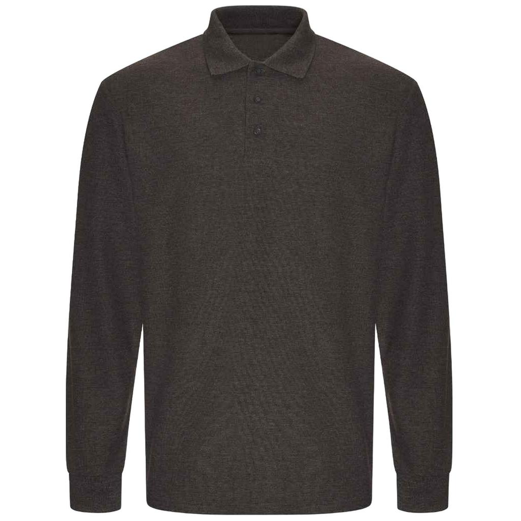 PRORTX Mens Long-Sleeved Polo Shirt