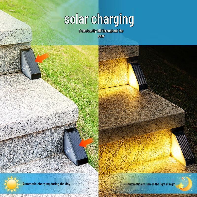 Solar Outdoor Stair Step Lights