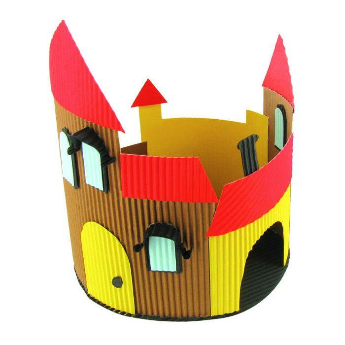 Corrugated Cardboard - Creative Hobbies - Children - 10 Colors - Sheet 30x20cm
