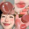 HERORANGE Peach Gauze Lip & Cheek Cream: Korean-Style Watery Matte Lip Mud & Two-Color Blush