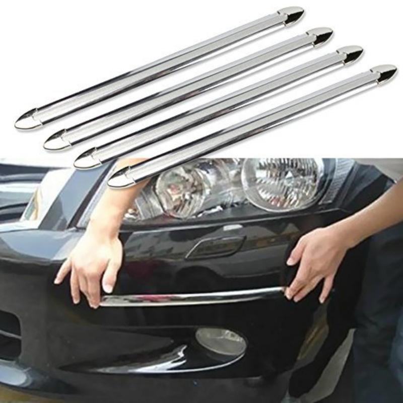 4Pcs car Styling Mouldings Door edge Protection Decoration Strip Auto Bumper Anti-collision Guard Buffer Protective Strip 4Pcs car Styling Mouldings Door edge Protection Decoration Strip Auto Bumper Anti-collision Guard Buffer Protective Strip