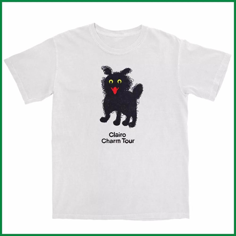 Clairo Charm Fuzzy Cat 2025 Tour  Full Size S-5XL SS702 Unisex T-Shirt M