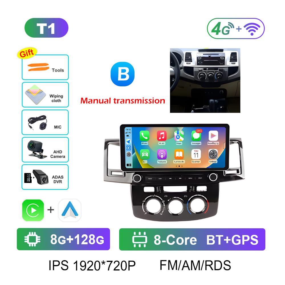 For Toyota Hilux 2005 2006 2007 2008 - 2014 Car Video Radio Multimedia Player Android Smart System Navigation GPS Bluetooth WIFI