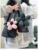 Women's Tricolor Floral Wristlet: High-End Summer Small Handbag & Phone Bag