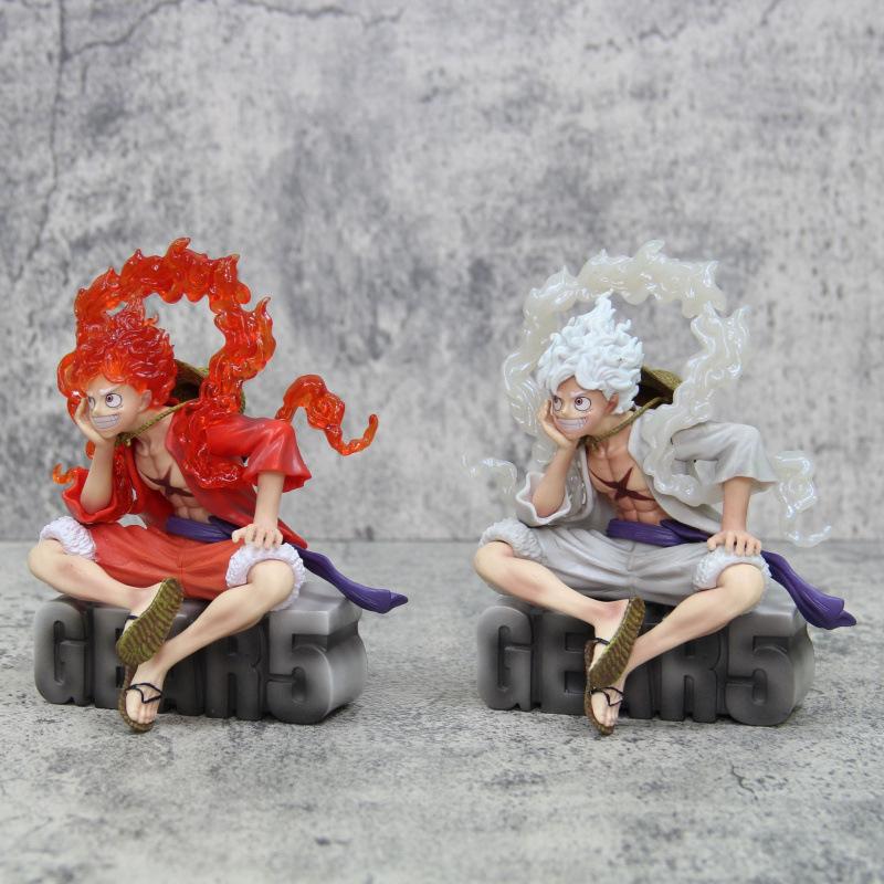 ONE PIECE B-HS Sitting Nika Luffy figure, model chassis, desktop ornament, animation peripheral gifts