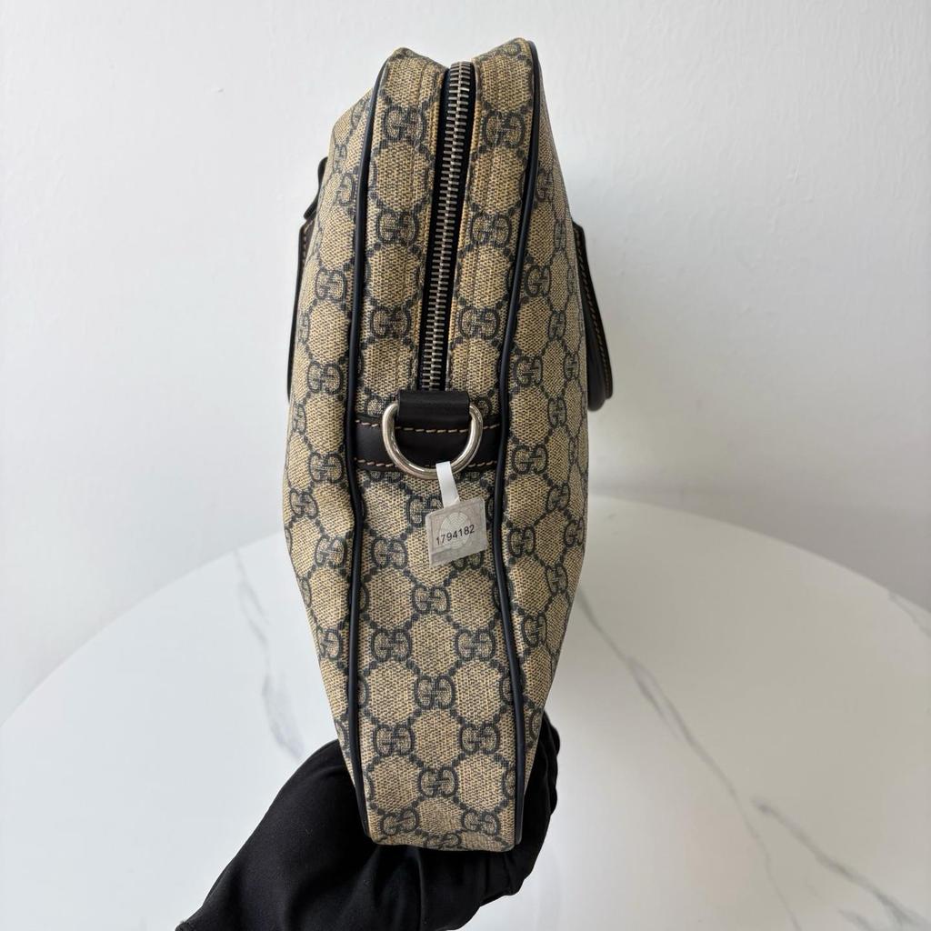[Occasion] Sac cabas Joy en toile enduite monogramme couleur beige, bijouterie argentée - État moyen #XATX26