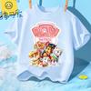 Summer Kids Korean Clothes Baby Casual Tees Cute Birthdays Gifts Paw Patrols Girl Boys T Shirt Cartoon Skye Short Sleeve Tops