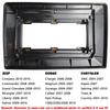 For Jeep Grand Cherokee Wrangler Dodge RAM Charger Chrysler 300C 10.1 inch 2 Din Car Radio Stereo Fascia Panel Dash Frame