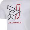 Jordan T Shirts Men's White Crew Neck Moderate Straight Fit CN3585-100