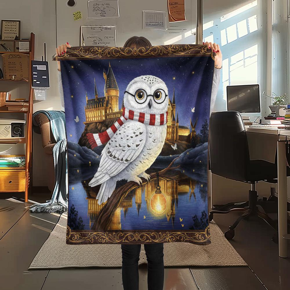 1 Pezzo Coperta in Flanella con Stampa Cartone Animato, Alta Qualità Confortevole per Tutte le Stagioni, Decorazione per la Casa, Calore e Comfort, Perfetta per Regalo di Natale Compleanno