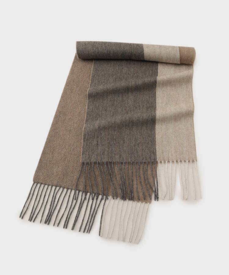 Takeo Kikuchi Cashmere Panel Cashmere Scarf G8701090 Bordeaux 00 100% Men's (064) (FREE)