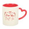 Something Different For My Best-Tea Heart 350ml Mug