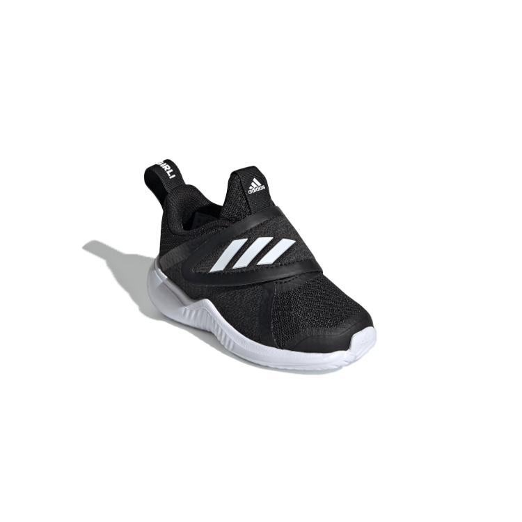 New Cf I x Adidas Fortarun Low Top Running Shoes Black White Infant And Toddler G27195