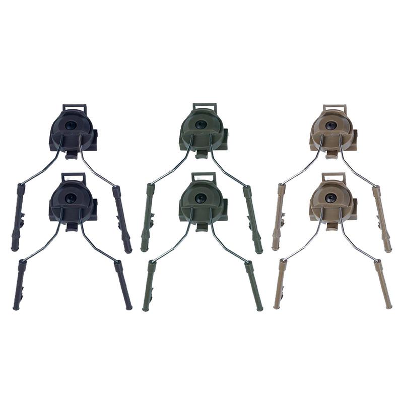 Helmet Rail Adapter Headphone Rail Bracket Flexibility Multiuse Easy Installation Helmet Accessories for Outdoor Sports