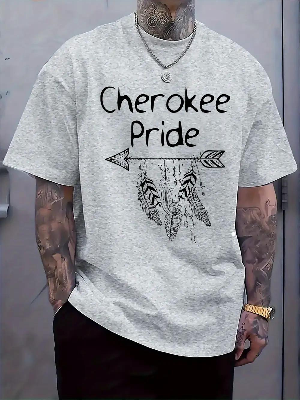 Proud Logo Print Round Neck Short Sleeve T-shirt XL