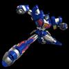 RIOBOT Tetsujin 28 FX 17 Phoenix Diecast ABS Painted Complete Action Figure Blue Height 180mm 4571335880651 No. & No. Non-scale &