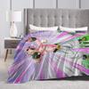 Pinks Monster  Soft Warm Blankets Dragons Balls Child Plush Throw Blanket Print Bedroom Flannel Bedspread Sofa Bed Cover