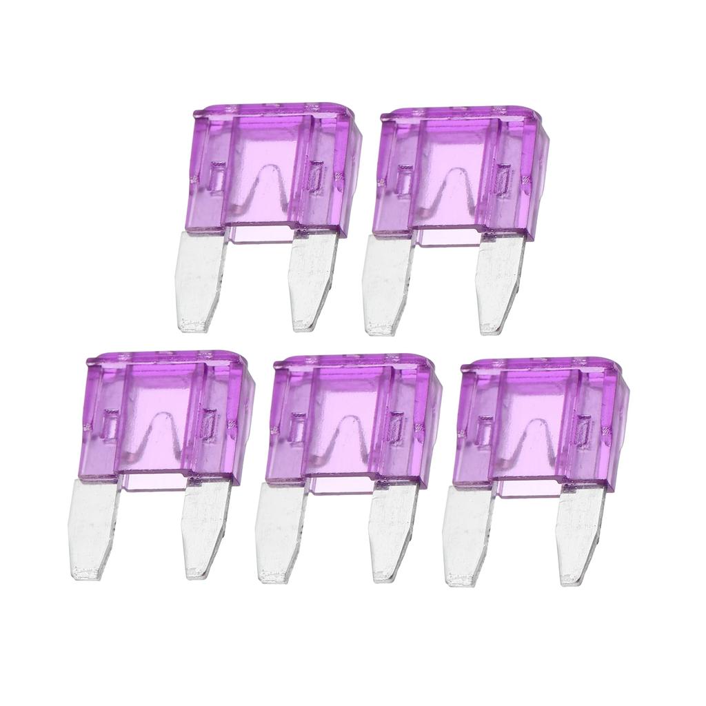 Partuto Set of 5 Mini 3AMP APM/ATM Universal Car Fuse Style Fuse Short