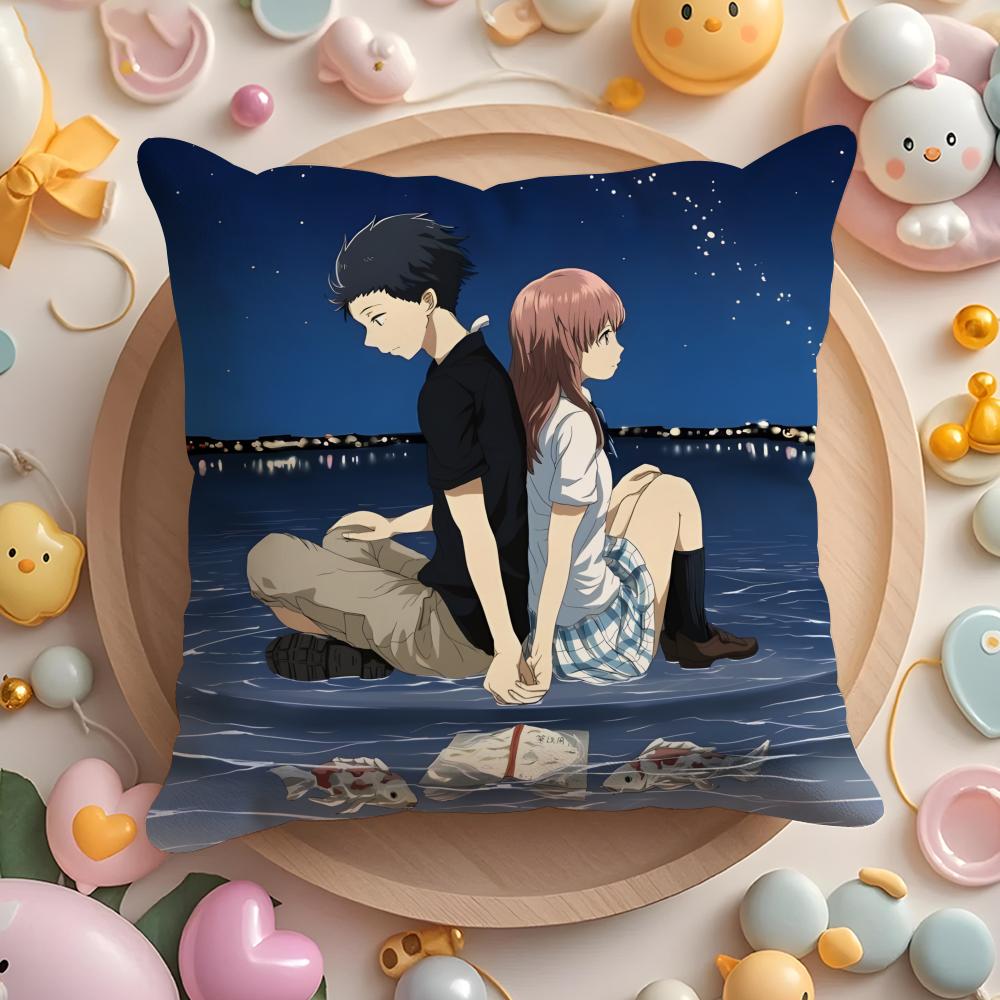 K-koe no K-KatachiS Cushion Cover Home & Car Multi-Scene Pillow Cover - Reversible, Soft & Durable for Daily Use