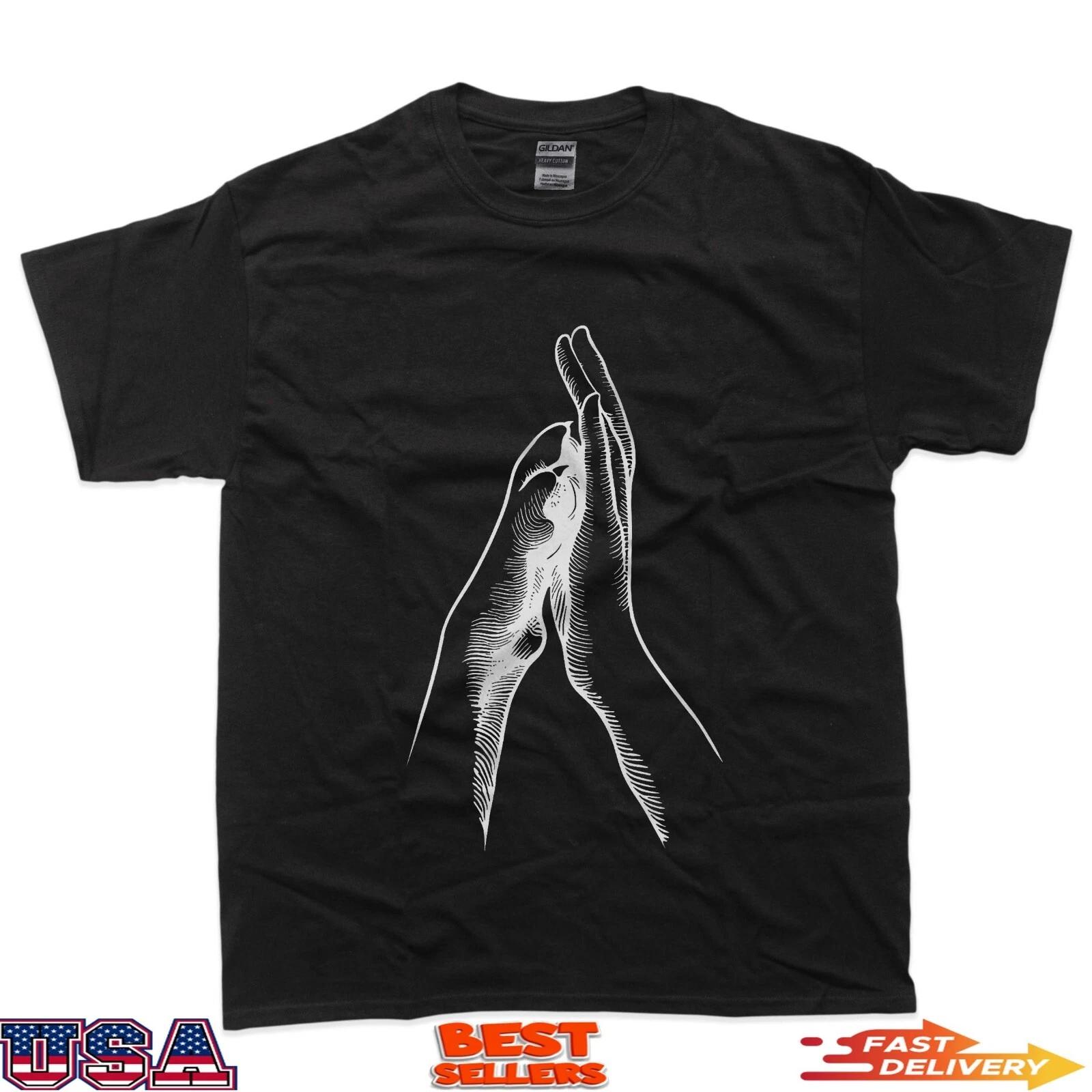 

Dog Paw and People Hand High Five T-Shirt L