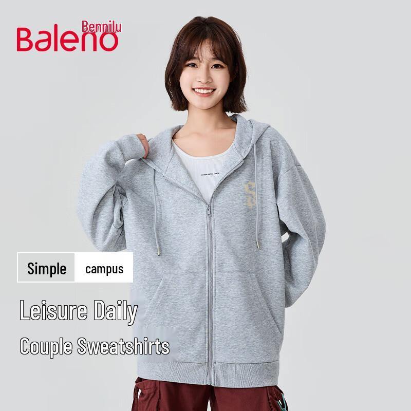 

Baleno Men s American Retro Hooded Zipper Sweatshirt 5XL