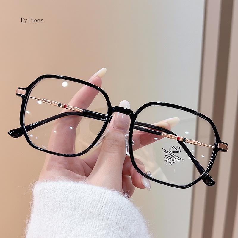 Big Size Square Shape Glasses Women Blue Light Blocking Transparent Men's Glasses Computer Glasses