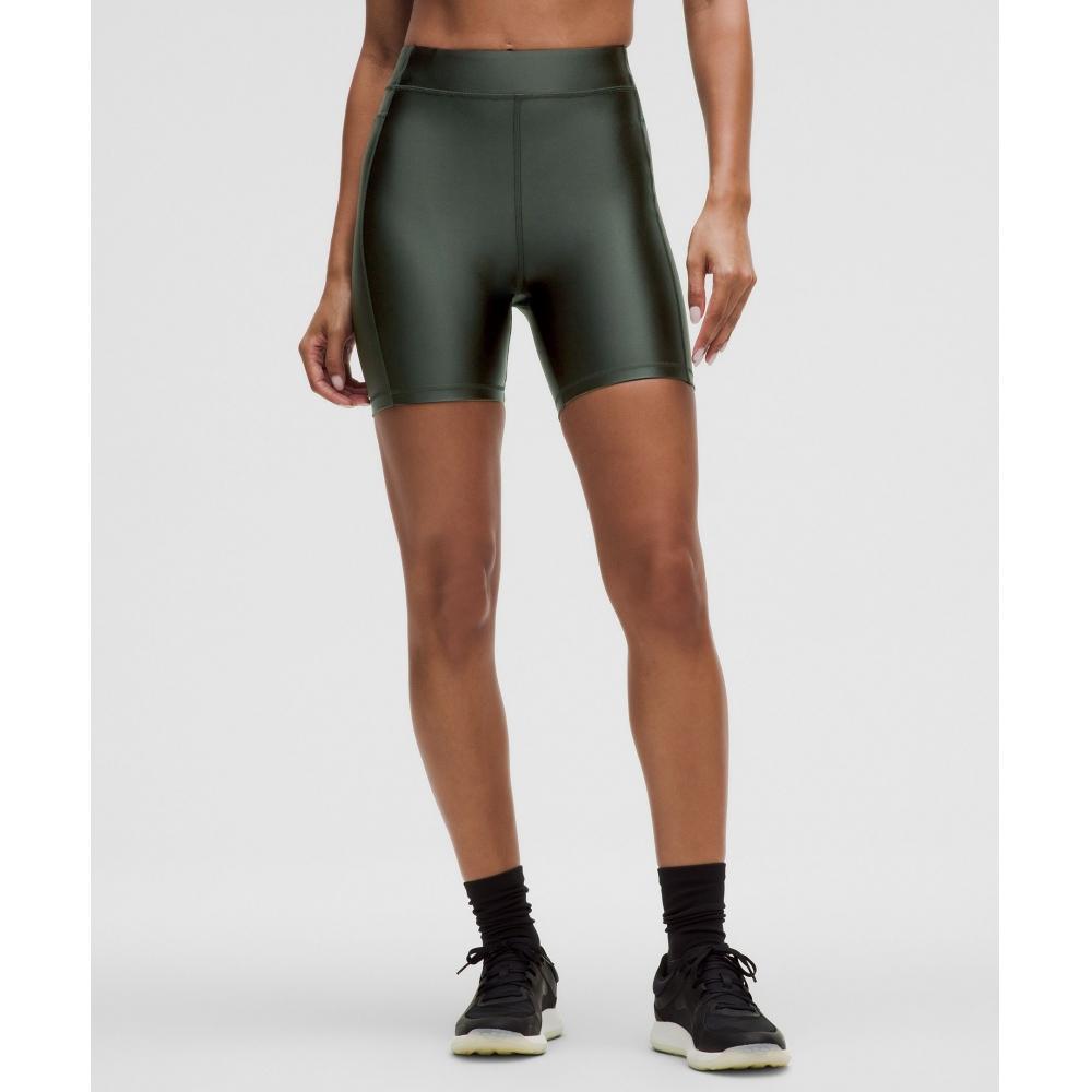 

Lululemon Satin Shine High Rise Short 6 Blackened Pine 8