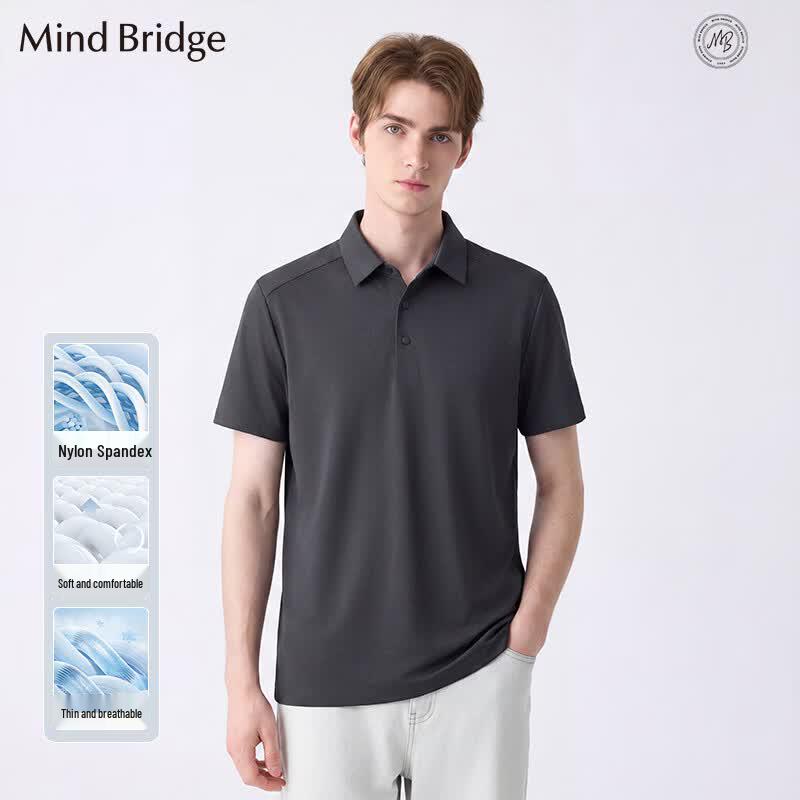 Mind Bridge Men s Short Sleeve Polo Shirt XL