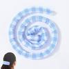 Flexible Headband Ethnic Style Iron Wire Hair Rope Set High Ponytail Spiral Lock Colorful Dirty Braid Long Hair Strands