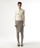 Ian Jo Ribbed Layer Knit Leggings Skirt(Grey)