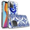 Blue White Porcelain Pattern Phone Case For Iphone 16E 15 Pro 14 Plus 17E 16 17 Pro Max Air 11 12 13 Mini Shockproof Capa Cut