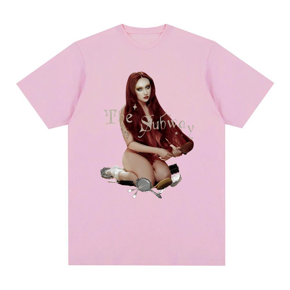 Chappell Roan-The Subway T Shirt High Quality Short SleeveTees Top Summer 100%Cotton Tshirt Sudaderas Soft Comfortable Tees