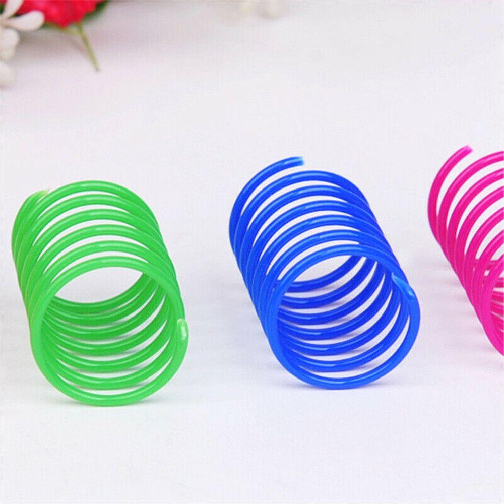 4/8/12/20Pcs New Bouncy Funny Cat Spring Toy Pet Playing Training Kitten Toys