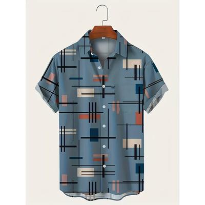 Summer Men's Novel Shirt Casual Style