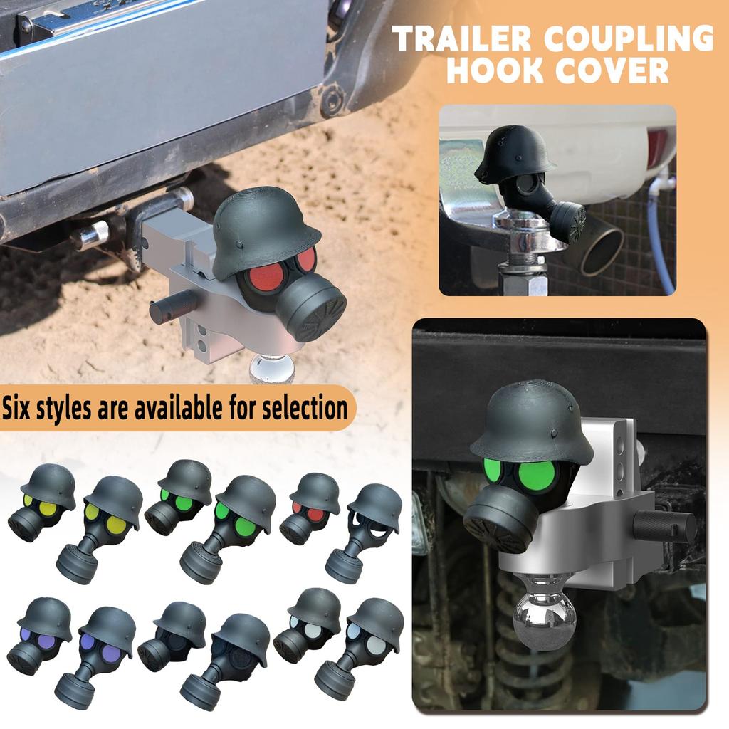 Cap For Trailer Coupler Ball Cover, Stylish Ball Hitch Cover, Suitable For Trailer Ball Cover, Compatible With Trailer Ball Coupler And Ball Hinge