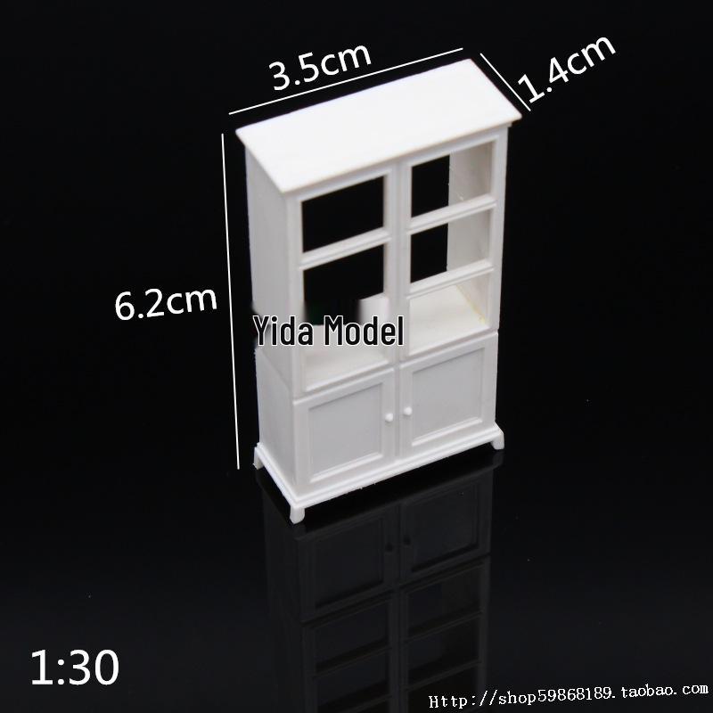 1:30 Scale DIY Construction Sand Table Model Materials for Students: Indoor Furniture, Bed, Wardrobe, Table, Sofa
